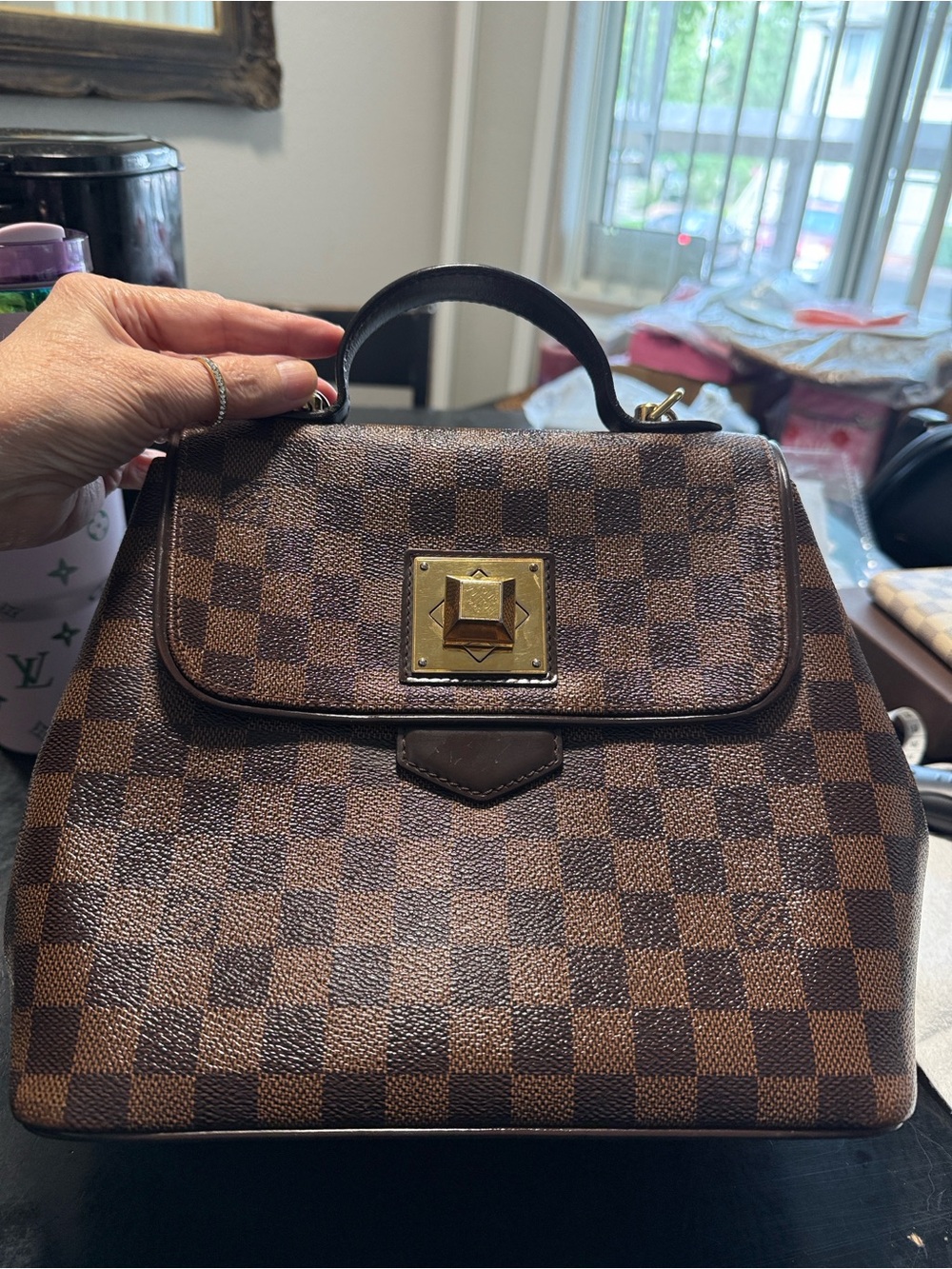 Louis Vuitton Bergamo PM Shoulder/Hand Bag